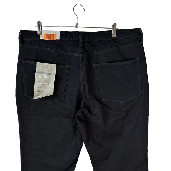NWT Everlane Men's Uniform The Relaxed 4 Way Stretch Organic Jeans Black 40x30 - Picture 7 of 13